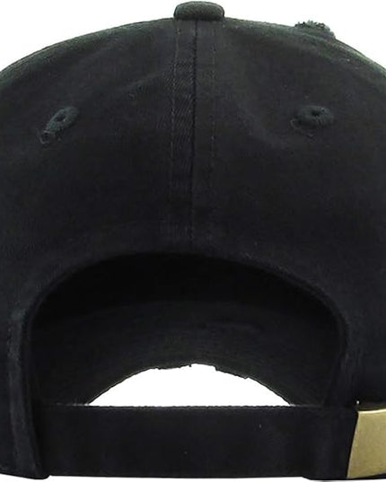 KBETHOS Vintage Washed Distressed Cotton Dad Hat Baseball Cap Adjustable Polo Trucker Unisex Style Headwear