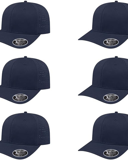 Cap America i8533 Flexfit 110 Perforated Performance Snapback Mid Profile 6-Panel Cap w/UV Guard & Adjustable Snapback