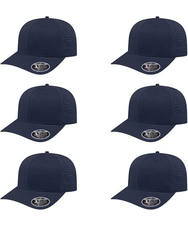 Cap America i8533 Flexfit 110 Perforated Performance Snapback Mid Profile 6-Panel Cap w/UV Guard & Adjustable Snapback