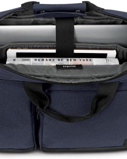 Solo New York Hybrid Briefcase Backpack - Laptop Carrying Bag, Fits 15.6" Computer, Brief for Travel & Work - Duane