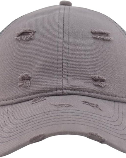 Comfy Vintage Trucker Baseball Hat- M/L/XL/XXL Women Men Unstructured Washed Dad Cap | Snapback | Soft Crown | Soft Mesh