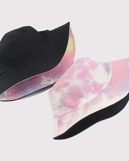 Malaxlx Unisex Bucket Hat Beach Sun Hat Aesthetic Fishing Hat for Men Women Teens, Reversible Double-Side-Wear