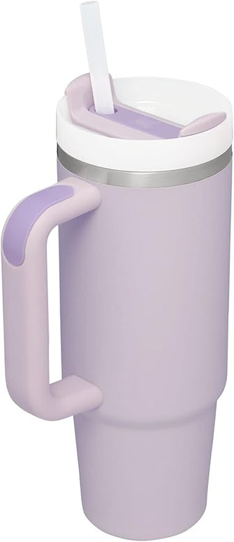 STANLEY Quencher H2.0 Tumbler with Handle and Straw 30 oz | Flowstate 3-Position Lid | Cup Holder Compatible for Travel | Insulated Stainless Steel Cup | BPA-Free | Orchid