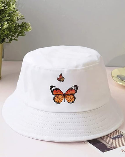 XYIYI Fashion Embroidery Bucket Hat Cotton Beach Fisherman Hats for Women Girls