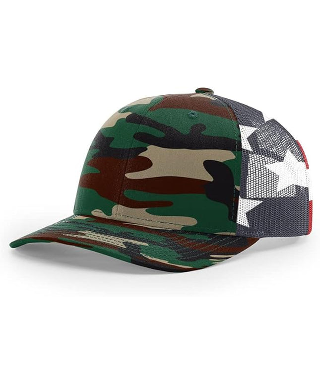 Richardson 112 Classic Six-Panel Adjustable Snapback Trucker Cap | Bulk Packs Available