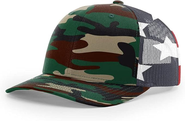 Richardson 112 Classic Six-Panel Adjustable Snapback Trucker Cap | Bulk Packs Available