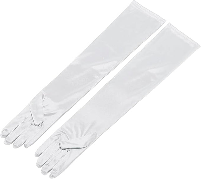 Long Opera Gloves for Women 1920s Length Gloves Costume Accessories, Vintage Bridal Party Gloves