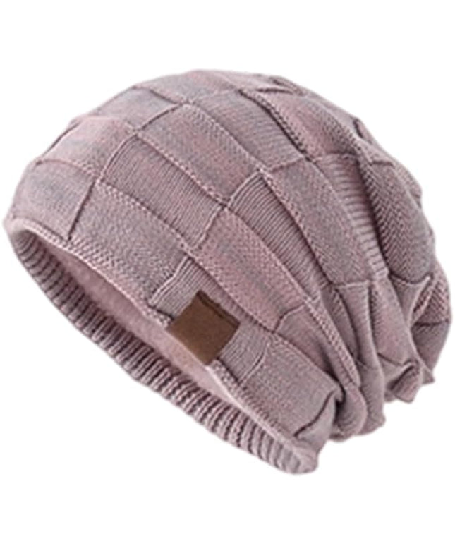 Beanie for Men and Women, Cuffed Knitted Fleece Lined Soft Warm Running Cycling Ski Hats Stocking Beanies Skull Cap