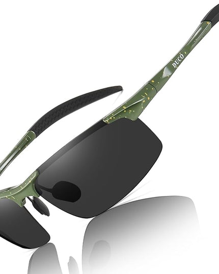 DUCO Mens Sports Polarized Sunglasses UV Protection Sunglasses for Men 8177s