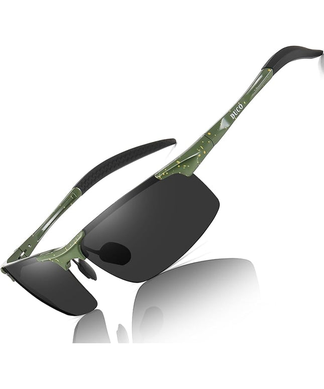 DUCO Mens Sports Polarized Sunglasses UV Protection Sunglasses for Men 8177s