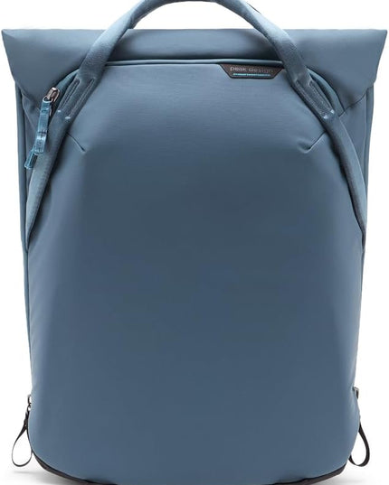 Peak Design Everyday Totepack 20L, Ocean, Weatherproof Shell, Top and Side Access, FlexFold Dividers, Laptop Sleeve, Internal Pockets, Backpack or Hand Carry, Versatile Tote Bag for Women and Men