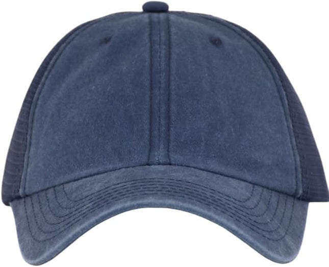 CYGTE Distressed Soft Trucker Hat | XL/XXL Available | Unstructured Vinatge Washed Snapback Baseball Cap for Men Women