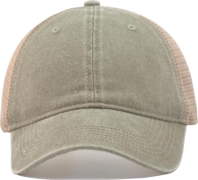 Comfy Vintage Trucker Baseball Hat- M/L/XL/XXL Women Men Unstructured Washed Dad Cap | Snapback | Soft Crown | Soft Mesh