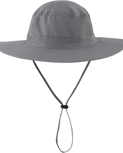 Home Prefer UPF50 Mens Sun Hat with Neck Flap Quick Dry UV Protection Cap Womens Wide Brim Fishing Hat Neck Flap Beach Garden