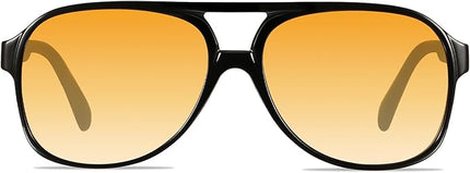 YDAOWKN Retro Aviator Sunglasses for Women Mens Large Frame Classic Vintage 70s Sun Glasses Aviators
