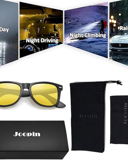 Joopin Square Sunglasses Polarized UV Protection Trendy Designer Sun Glasses Men Women