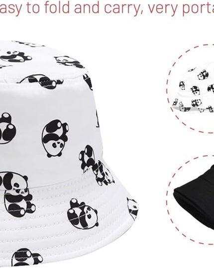 Cotton Bucket Hat for Women Men Summer Travel Sun Beach Bucket Cap, Unisex Outdoor Fisherman Hat