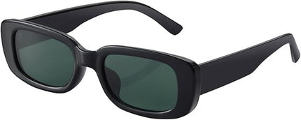 JASPIN Rectangle Sunglasses for Women Men Trendy Y2k Retro 90s Sun Glasses UV Protection Cool Square Frame