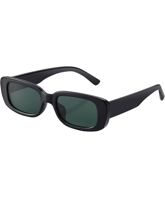 JASPIN Rectangle Sunglasses for Women Men Trendy Y2k Retro 90s Sun Glasses UV Protection Cool Square Frame
