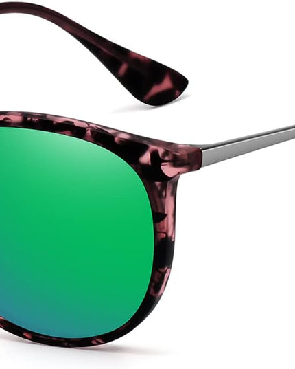 WOWSUN Retro Polarized Sunglasses Womens 2026 Trendy Round Classic Glasses