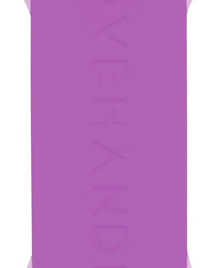 LOVEHANDLE PRO Premium Phone Grip - Silicone Phone Strap - Magnetic Phone Mount and Kickstand for Smartphone and Tablet - Electric Purple Silicone on Lavender Base
