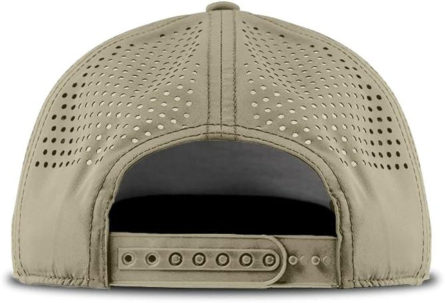 Branded Bills Hardworking PVC Curved 5 Panel Rope, Snapback Closure, Lightweight, Comfortable Baseball Cap