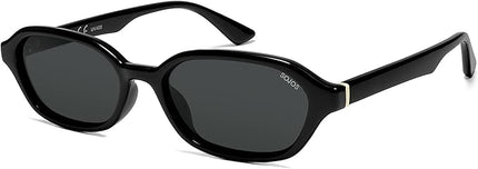 SOJOS Retro Rectangle Polarized Sunglasses for Women Men Trendy Hexagon Narrow Chic Y2K Sunnies SJ2629