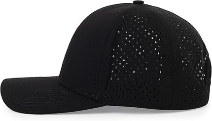 kozinu Quick Dry Baseball Cap Curved Brim Snapback Hat Laser Cut Mesh Ball Cap Golf Ball Cap for Men Women