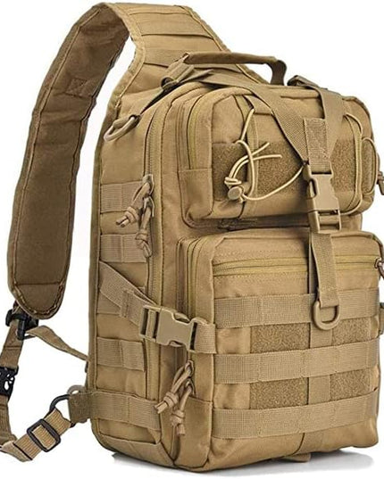 hopopower Tactical Sling Bag, Sport Bag Military Rover Shoulder Backpack EDC Assault Range Bag, Chest Pack Handbag Waterproof