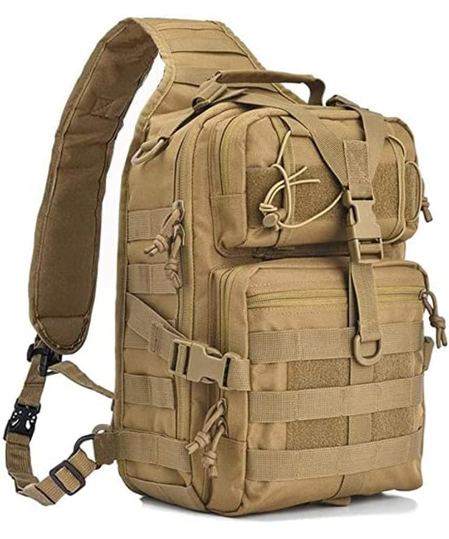 hopopower Tactical Sling Bag, Sport Bag Military Rover Shoulder Backpack EDC Assault Range Bag, Chest Pack Handbag Waterproof