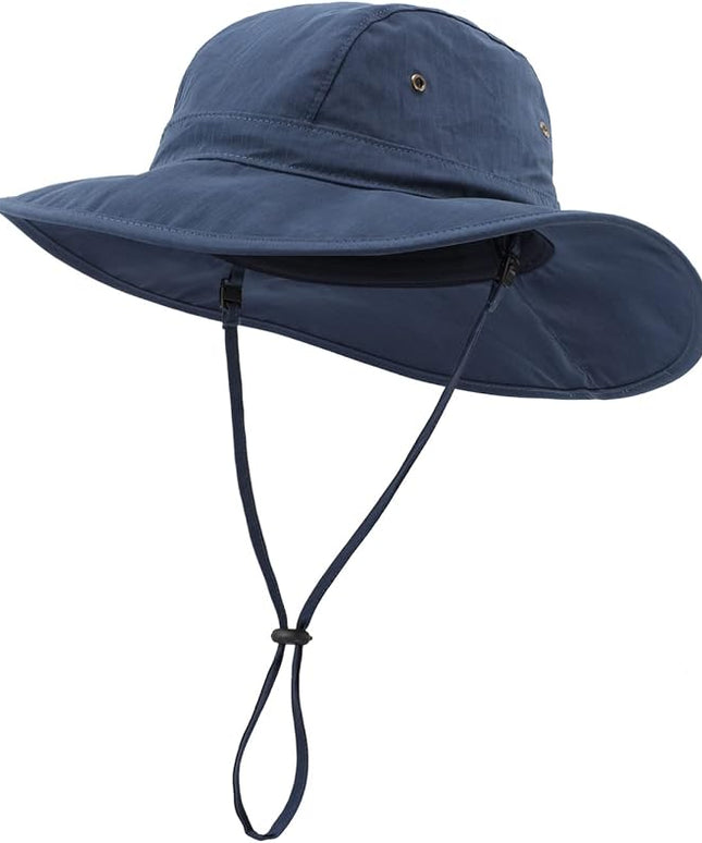 Home Prefer Summer UPF 50+ Men's Bucket Sun Hat Wide Brim Fishing Hat Safari Hat