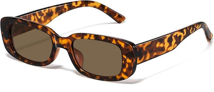JASPIN Rectangle Sunglasses for Women Men Trendy Y2k Retro 90s Sun Glasses UV Protection Cool Square Frame