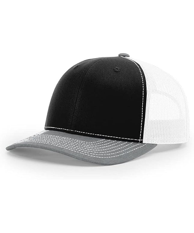 Richardson 112 Classic Six-Panel Adjustable Snapback Trucker Cap | Bulk Packs Available