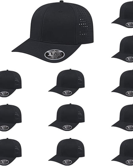 Cap America i8533 Flexfit 110 Perforated Performance Snapback Mid Profile 6-Panel Cap w/UV Guard & Adjustable Snapback