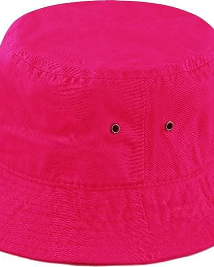 The Hat Depot Bucket Hat - Unisex 100% Cotton & Denim UPF 50 Packable Summer Travel Beach Sun Hat