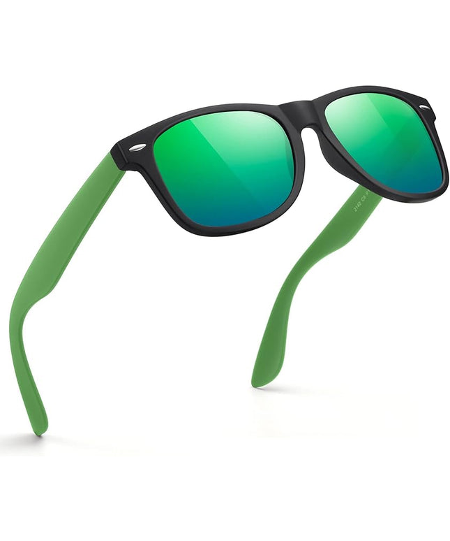 FEIDUSUN Sunglasses Men Polarized Sunglasses for Mens and Womens,Black Retro Sun Glasses Driving Fishing UV Protection