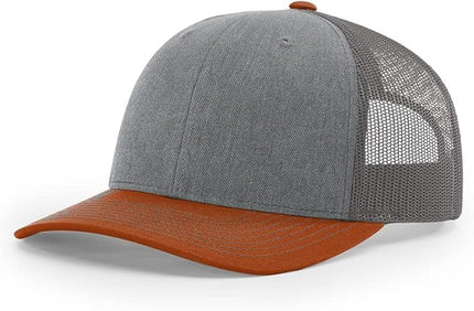 Richardson 112 Classic Six-Panel Adjustable Snapback Trucker Cap | Bulk Packs Available