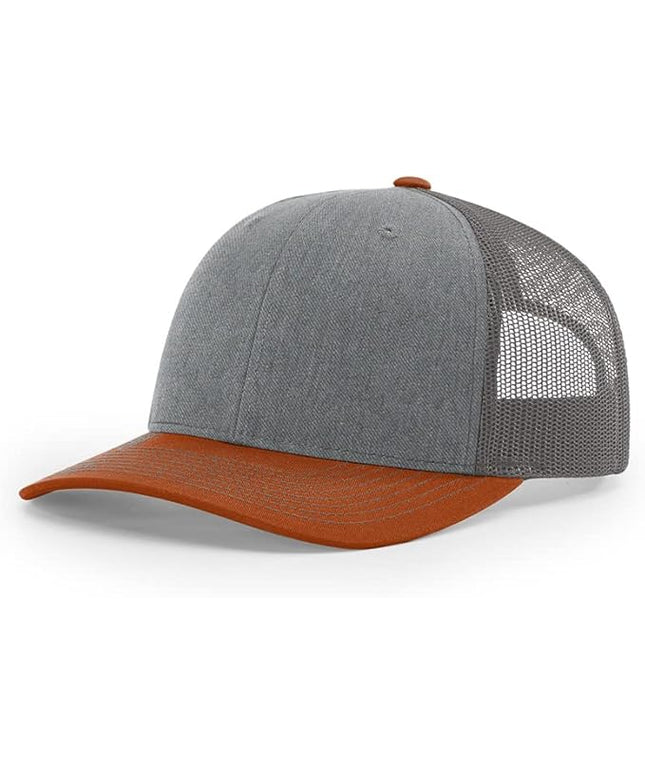Richardson 112 Classic Six-Panel Adjustable Snapback Trucker Cap | Bulk Packs Available