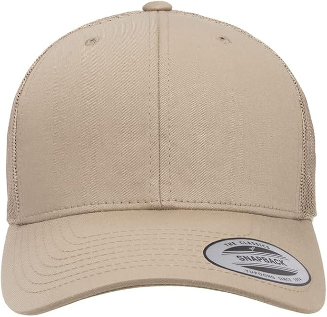 Yupoong Classic Premium Mesh 6 Panel Retro Trucker Cap | Mid Profile Snapback | OSFA | Bulk Pack Available