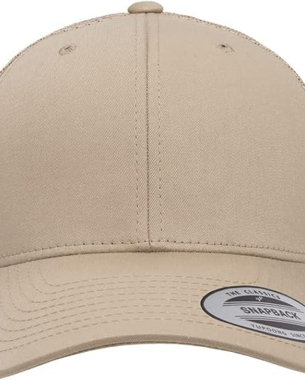 Yupoong Classic Premium Mesh 6 Panel Retro Trucker Cap | Mid Profile Snapback | OSFA | Bulk Pack Available