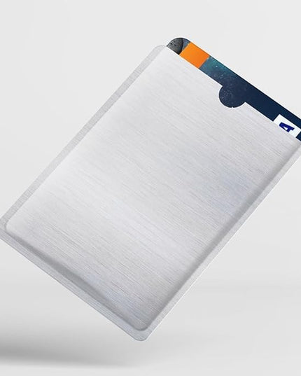 RFID Blocking Sleeve Anti Theft 4 Credit Card & 2 Passport Holder Wallet Pocket