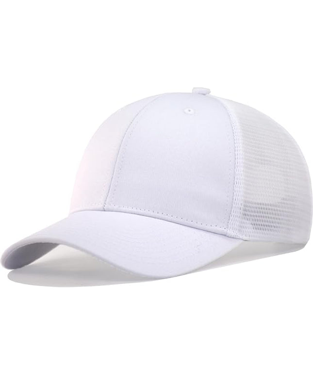 TSSGBL M, L, XL, XXL Snapback Trucker Hats Baseball Caps Adjustable Blank Mesh Back Ball Caps for Men Women