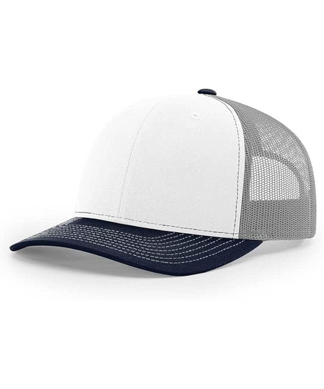 Richardson 112 Classic Six-Panel Adjustable Snapback Trucker Cap | Bulk Packs Available