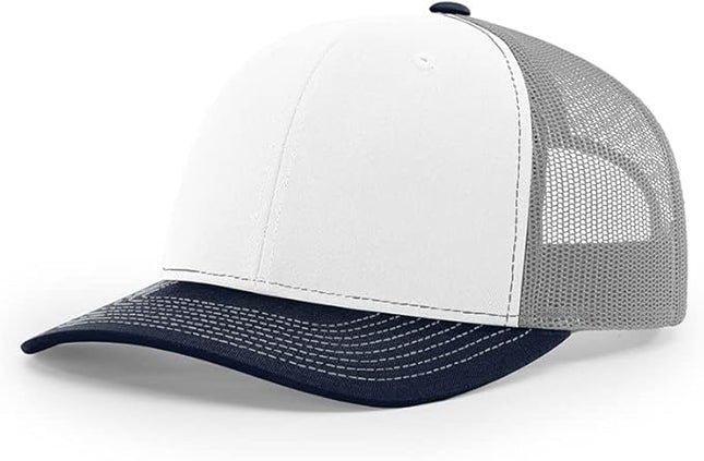 Richardson 112 Classic Six-Panel Adjustable Snapback Trucker Cap | Bulk Packs Available