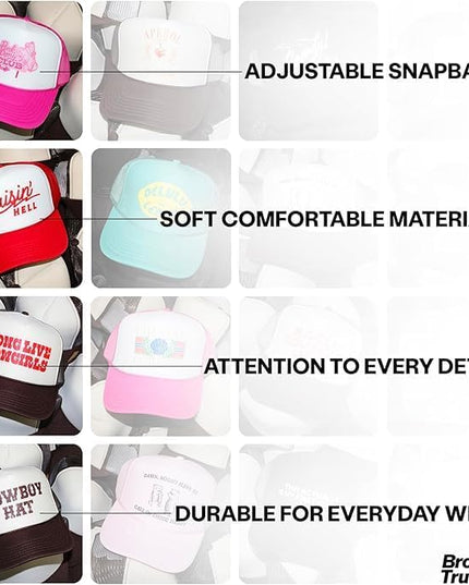 Try Jesus Hat | Premium Vintage Trucker Hat with Adjustable Snapback for Men and Women