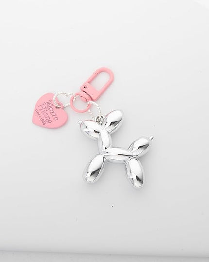 Balloon Dog Keychain Cute Bag Charm Handbag Purse Key Accessories