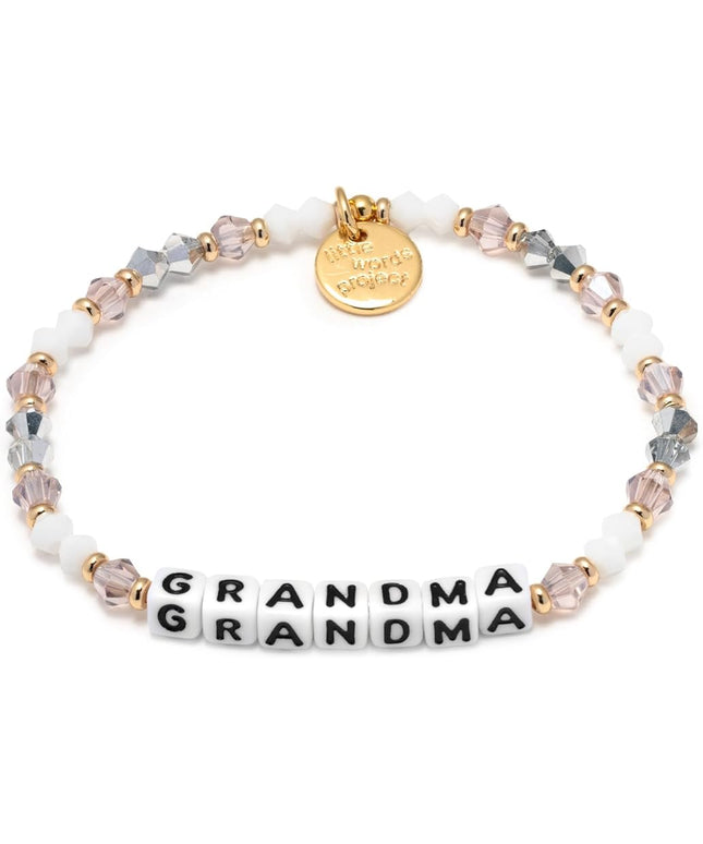 Little Words Project Mother's Day Gifts, The Original Word Bracelet, Made with Colorful Beads and Plated Brass Hardware, Handcrafted Design & Positive Message