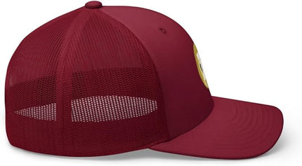 Dogecoin Crypto Embroidered Logo Trucker Cap