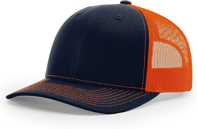 Richardson 112 Classic Six-Panel Adjustable Snapback Trucker Cap | Bulk Packs Available