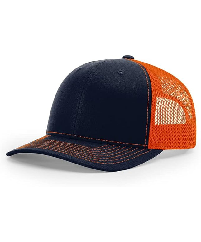 Richardson 112 Classic Six-Panel Adjustable Snapback Trucker Cap | Bulk Packs Available